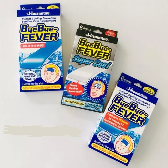 Жаропонижающий пластырь для детей Bye Bye Fever Hisamitsu